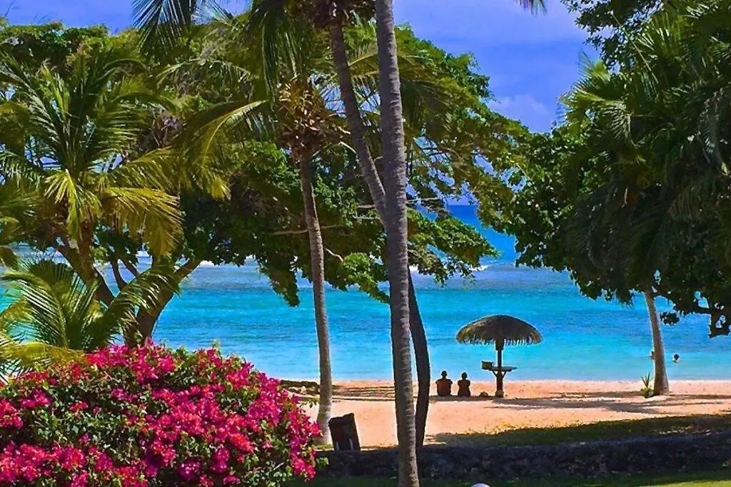 Studio Vue Mer Anse Des Rochers Piscine Et Plage سانت فرانسوا شقة