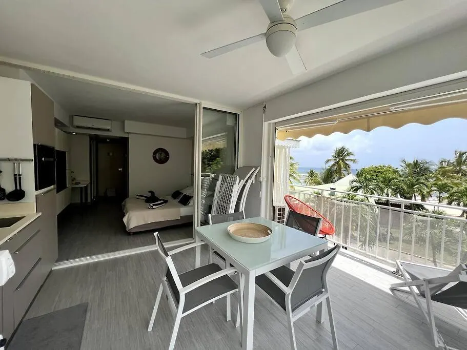Studio Vue Mer Anse Des Rochers Piscine Et Plage سانت فرانسوا