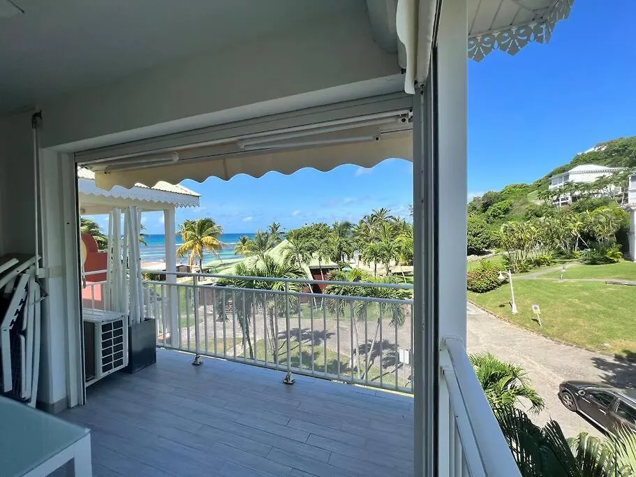 Studio Vue Mer Anse Des Rochers Piscine Et Plage سانت فرانسوا شقة